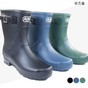 [뮤즈몰] LA-M3 / 국산 최고급 남성 논슬립 패션 장화 레인부츠 낚시 식당 주방 미들 발목 여름 장마 신발