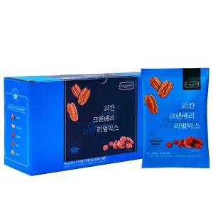 피칸과 크랜베리가 들어간 리얼믹스 20gx15개입
