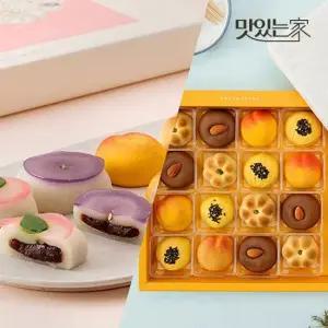 화과방 정생과자세트+수생과자세트 쇼핑백포함) 만주 찹쌀떡 명절 선물 생과자