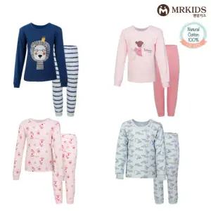 엠알키즈 국산 순면 아동내복 내의/남아/여아/어린이/긴팔