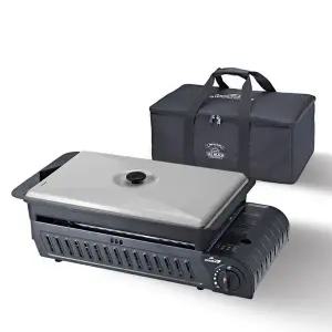 [홈시스]코베아 구이바다 L 올블랙 풀세트 캠핑 휴대용 가스그릴 가스버너