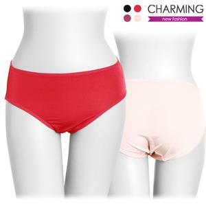 챠밍 여성 인견 베이직 미디팬티 202