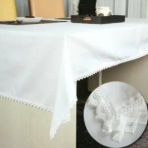 [텐바이텐]화이트 레이스 테이블보