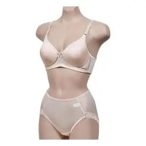 [오노마] ONM 국산 인견 브라 B컵 팬티 속옷 세트 천연풍기 레이스 (S8759203)