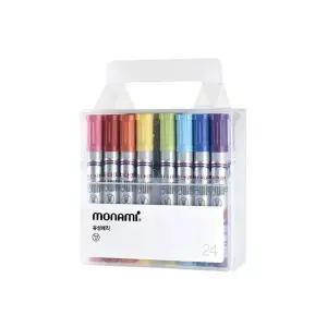 모나미 둥근닙 유성 매직 세트 24색