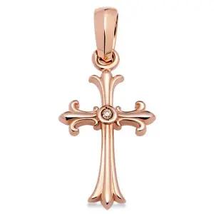 [비앤비골드] 14K/18K 고딕 십자가 여성 커플 펜던트 NPP34430