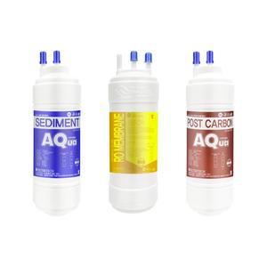 [필터테크]코웨이 CHP-264L 전체세트 정수기필터호환 실속형 5인치 단방향 (RO)