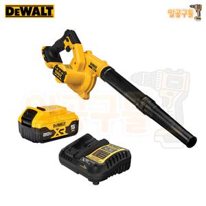 디월트 18V 20V 무선 충전 송풍기 DCE100P1 5.0Ah 배터리 1개 세트