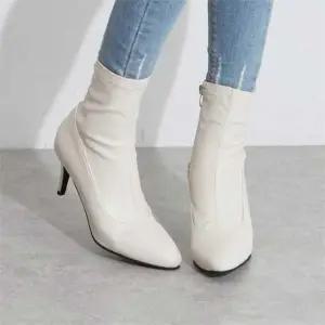 [오노마] ONM 뾰족코 스틸레토 여자 앵클부츠 굽있는 가을 하객신발 (S8945066)