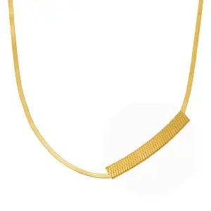 [한국금다이아몬드] 여자 순금 목걸이 스네이크 체인 24K 18.75g 18K장식