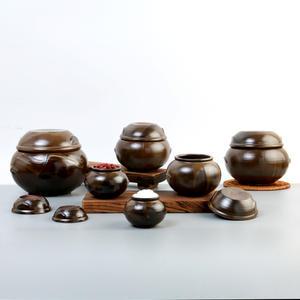 미니 현관 풍수 숨쉬는 옹기 항아리 작은 현관 소금단지 장독대 된장 고추장 김치 항아리