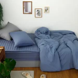 부드러운 워싱 이불커버 +베개커버 세트/호텔침구 순면 구스 광목 체크 무지 싱글 더블 퀸 베개