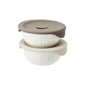 [락앤락][본사]락앤락 바로한끼 도자기 밥용기 6종 세트(250mlx2+ 355mlx2+450mlx2)