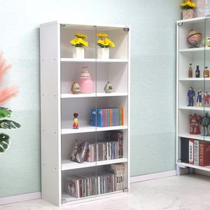 드림퍼니처 모던1200 유리문 깊이24cm 5단 DVD장식장 7단 CD수납장 6단 진열장 피규어 소품장 만화책 다용도 틈새장