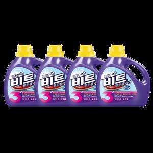 라이온코리아 비트 트리플액션 액체세제 일반 2.8L 4개