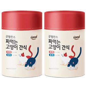 굿밸런스 짜먹는 간식 참치+연어 60p x 2개