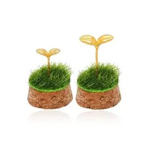 [골드모아]순금 돌선물 3.75g 24K [잔디 새싹]