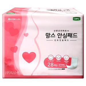 디펜드 맘스 안심패드 산모전용 일자형패드 28매x1개