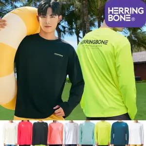 남자 루즈핏 래쉬가드 긴팔 빅사이즈 비치웨어 수영복 상의 RE325M