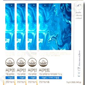 겟비너스 이눌린 치커리 새싹보리 혼합유산균 분말 씨커트 5g x 28포 x 4박스 8주분