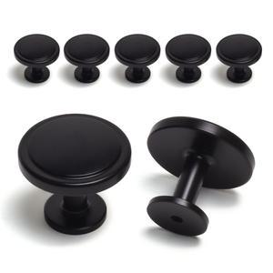 심플2단 1구 가구손잡이 블랙 7개 싱크대 신발장 서랍장 붙박이장 장식장 장농 손잡이