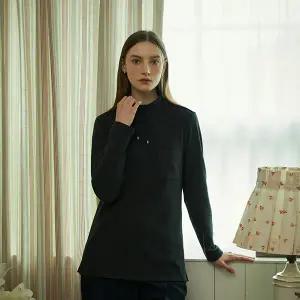 [마르조][1종]23여성 반목 기모티셔츠 차콜