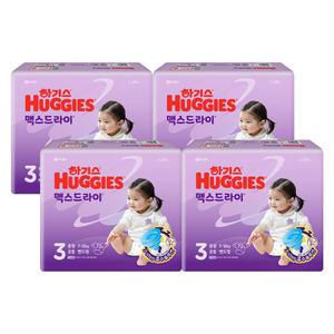 하기스 맥스드라이 밴드, 3단계 공용, 72매, 2팩, 2개 (288매)