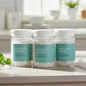 첨가물없는 100% 핀란드산 자일리톨 캔디 150g 3통 무설탕 사탕 치카캔디