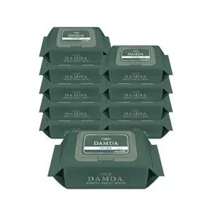 [너만아는잡화점]담다 물티슈 캡형 100매 x 10개 / 안전한 일회용 티슈