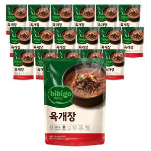 CJ 비비고 육개장 500g 18개