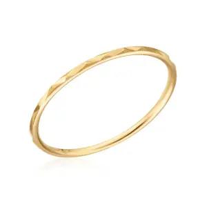 14K 삼각컷팅 무광스지 1mm 레이어드 반지 MOS40258