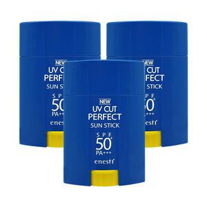 에네스티 뉴 UV컷 퍼펙트 선스틱 20gx3개 자외선차단 SPF50 순한 저자극 썬블록
