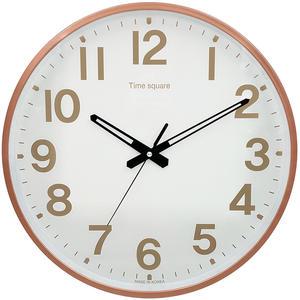 40cm 인테리어 무소음 벽시계 KH400PL로즈골드