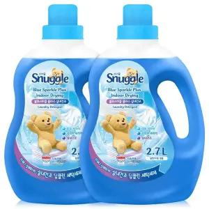 스너글 세탁세제 강력 대용량 액체세제 2.7L 2개