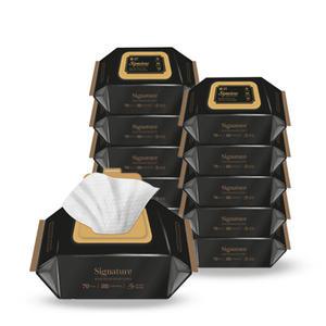 숨 시그니처 물티슈 캡형 70매 10팩