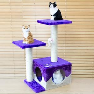 엠펫 바이올렛 2단 캣타워 (H-8543)