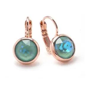 ONM 오스트리아 크리스탈 실키세이지 디라이트 8mm 귀걸이