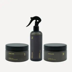 헤어미소 세라진 C클리닉 3단계 극손상 헤어케어 세트 상한머리복구 셀프클리닉