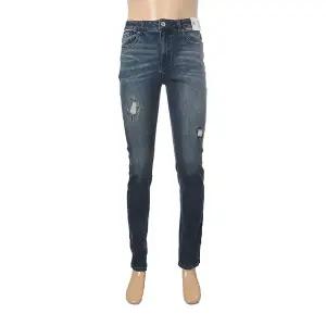 [롯데백화점]뱅뱅 남녀공용 타이트슬림 구제 스판 청바지 NQF652