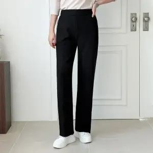 [ 3만장신화] 가을 사방스판 일자바지 여성 데일리 허리밴딩 팬츠 A+Simple