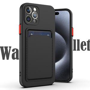 핸드폰 지갑케이스 실리콘 카드 지갑 커버 아이폰 호환 15 14 13 12 11 프로 맥스 XS X XR 7 8 플러스 SE20
