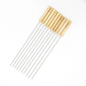 [셀러허브][프로셀러] 바비큐 쇠 꼬치 10p 세트 캠핑 스텐 구이 바비큐 (S19783598)