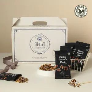 [롯데백화점]산과들에 검은콩담은 원데이그래놀라블랙 30입 선물세트 (그래놀라 선물)