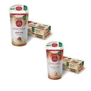 마이카페라떼 원데이 로어슈거 클래식라떼 ,210ml, 10입, 1개 + 헤이즐넛라떼, 210ml, 10입, 1개