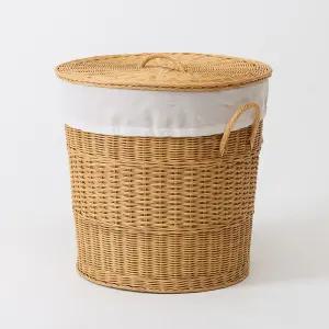 라탄 원형 런드리바스켓 (특대)