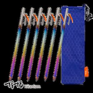 티토 티타늄 텐트팩 20cm 6P 세트 레인보우