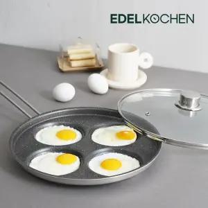 [에델코첸] 통3중 포레그 프라이팬 (그레이마블 논스틱)