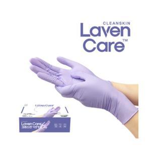 크린스킨 라벤케어 니트릴 장갑 (M 100매입/1팩 의료용/무분말/비멸균)