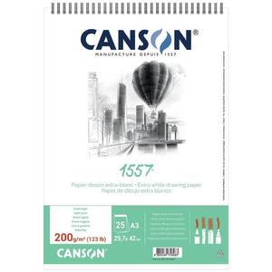 캔손 CANSON 1557 스케치북 A3 200g 스프링타입 드로잉 크로키 뎃생작업