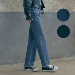 맥스튜어트 여자세미와이드핏 라이크라 스판데님 3종